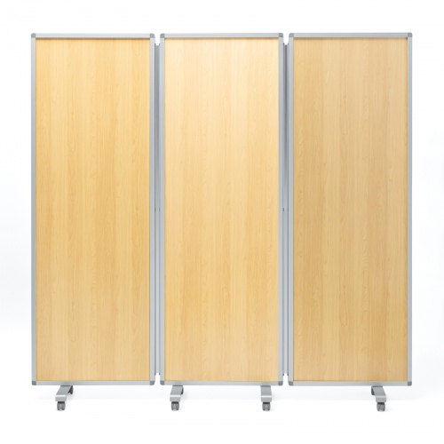 3枚連結式木目オフィスパーテーション　神奈川県　引き取り限定！ 3枚連結式木目オフィスパーテーション 神奈川県 引き取り限定！