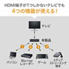 HDMI切替器(1080P・4入力1出力・超小型)