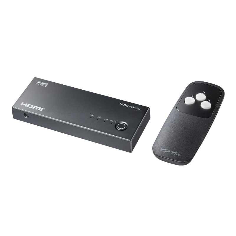 SK-HDMI-SP シルバー 本体とリモコン付き サンワダイレクト本店 サンワサプライ【オフィス・PC周辺通販】