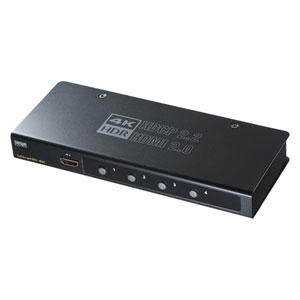 HDMI切替器（4入力1出力・4K・HDR・HDCP2.2対応・PS5対応）