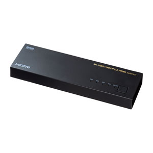 HDMI切替器 4入力 1出力 4K/60Hz HDR HDCP2.2対応 自動/手動切り替え HDMIセレクター