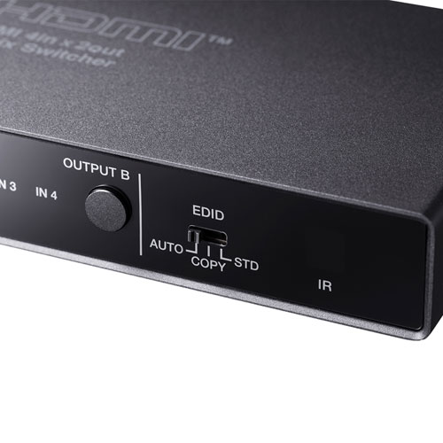 HDMI}gbNXؑ֊ 4 2o 4K/60Hz HDRΉ fW^ AiOo͒[q Rt SW-HDR42H