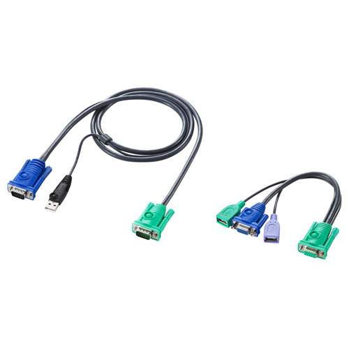 パソコン自動切替器（2:1・USB）｜サンプル無料貸出対応 SW-KVM2LUN2 