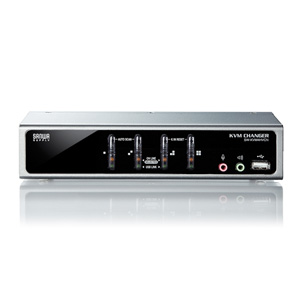 USB・PS/2コンソール両対応パソコン自動切替器（4：1
