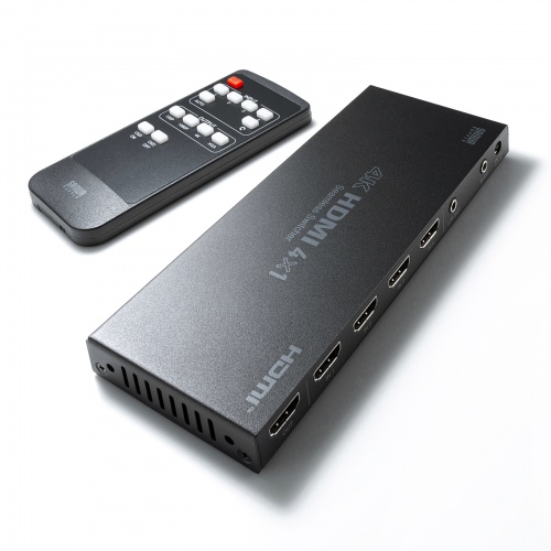 HDMI�ؑ֊� 4����1�o�� �V�[�����X�ؑ� �����R���t 4K30Hz �蓮 �����֑ؑΉ�