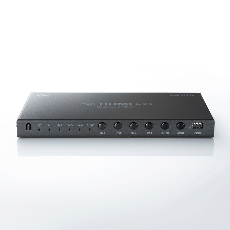 HDMI�ؑ֊� 4����1�o�� �V�[�����X�ؑ� �����R���t 4K30Hz �蓮 �����֑ؑΉ�