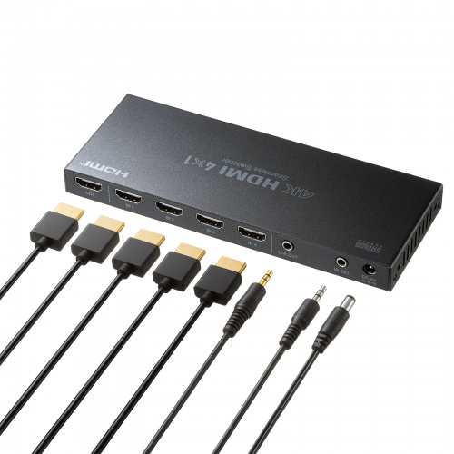 HDMI�ؑ֊� 4����1�o�� �V�[�����X�ؑ� �����R���t 4K30Hz �蓮 �����֑ؑΉ�