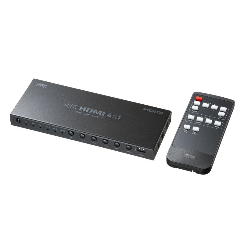【未使用・未開封】 サンワサプライ HDMI切替器 SW-UHD41H 4K対応 サンワダイレクト本店 サンワサプライ【オフィス・PC周辺通販】