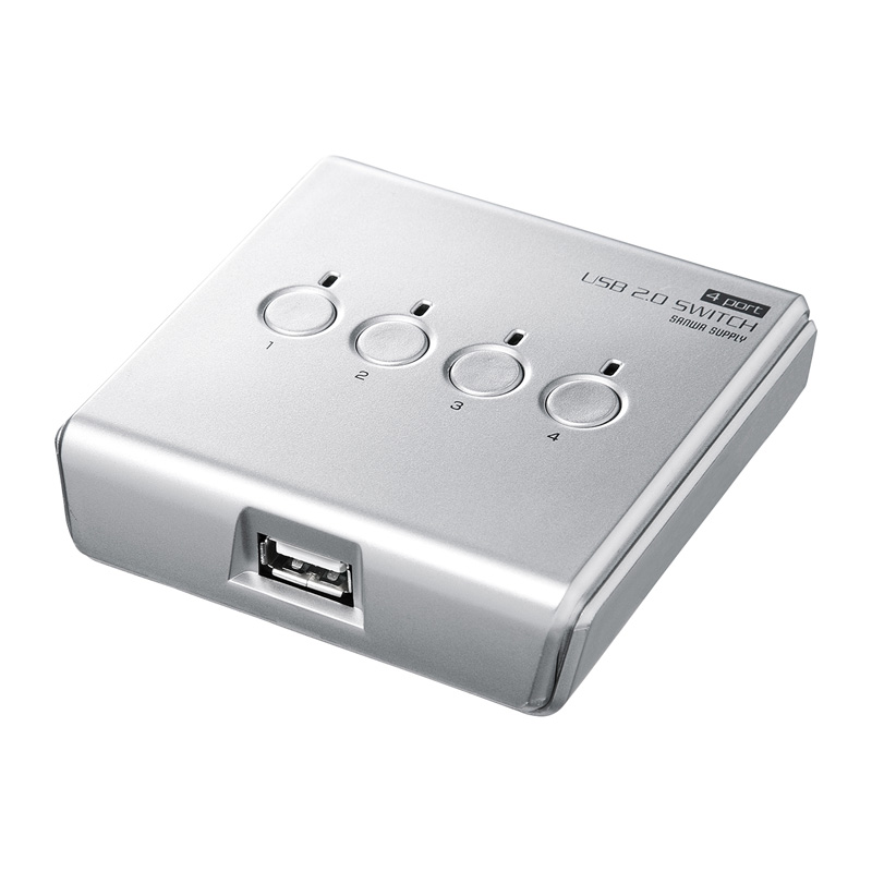 USB2.0手動切替器（4回路）｜サンプル無料貸出対応 SW-US24N |サンワ 