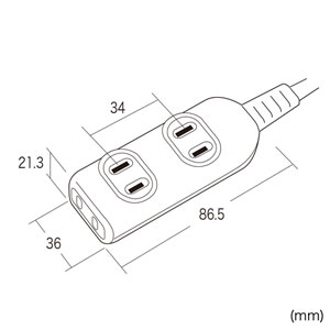 電源タップ 3m TAP-3W3Nの販売商品 |通販ならサンワダイレクト