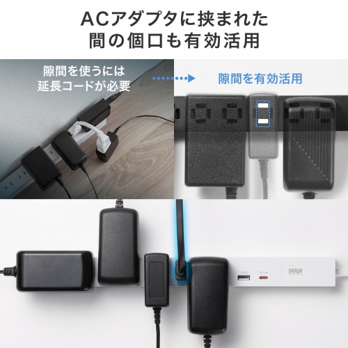 サンワアダプター送料込 Amazon.co.jp: サンワサプライ(Sanwa Supply) 電源アダプタケーブル(3P