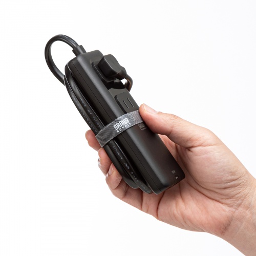 �d���^�b�v USB PD 100W �}���[�d GaN 1.5m �����R�[�h �y�����^18mm�z Type-C�~2 A�~1 AC�~2�� �R���Z���g L�^�v���O