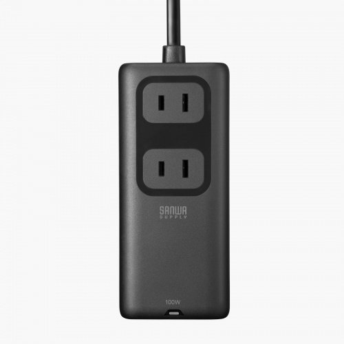 �d���^�b�v USB PD 100W �}���[�d GaN 1.5m �����R�[�h �y�����^18mm�z Type-C�~2 A�~1 AC�~2�� �R���Z���g L�^�v���O