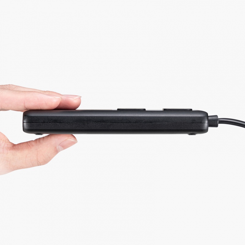 �d���^�b�v USB PD 100W �}���[�d GaN 1.5m �����R�[�h �y�����^18mm�z Type-C�~2 A�~1 AC�~2�� �R���Z���g L�^�v���O