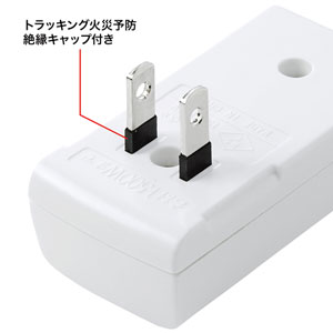 雷ガードタップ（2P・2個口・一括集中スイッチ付き） TAP-SP221