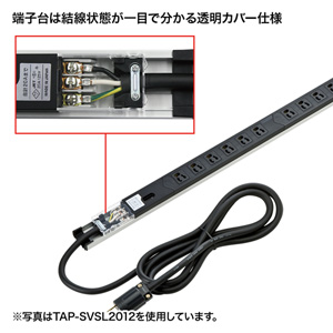 19インチサーバーラック コンセント 15A 24個口 TAP-SVSL1524の販売