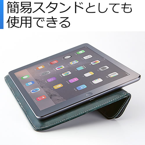 iPad Air 2 GRU[X[uP[Xi^|PbgځEubNj TR-ELIPD14-BK