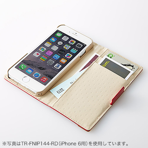 iPhone 6s Plus tbvm[gP[Xi蒠^EJ[h[EX^h@\EubNj TR-FNIP145-BK