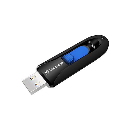 Transcend USBメモリ 128GB USB3.1(Gen1) キャップレス スライド式
