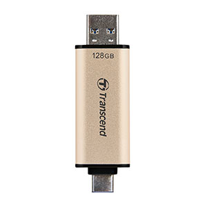 transcend usbメモリ 128gb usb3.0 jet 安い flash 810 キャップ式 ブラック 耐衝撃