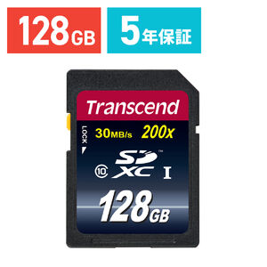 Transcend SDXCカード 128GB Class10 TS128GSDXC10
