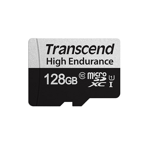 microSDXCカード 128GB Class10 UHS-I U1 高耐久 SDカード変換アダプタ付き Nintendo Switch ROG Ally 対応 Transcend製 TS128GUSD350V