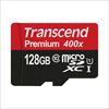 Transcend microSDXCJ[h 128GB Class10 UHS-1Ή 400x SDJ[hϊA_v^t TS128GUSDU1P TS128GUSDU1P