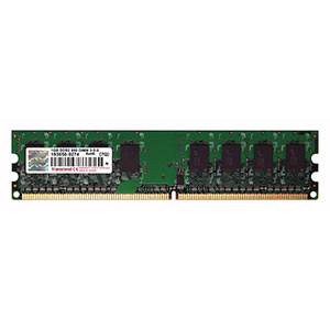 Transcend 増設メモリ 1GB DDR2-800 PC2-6400 DIMM