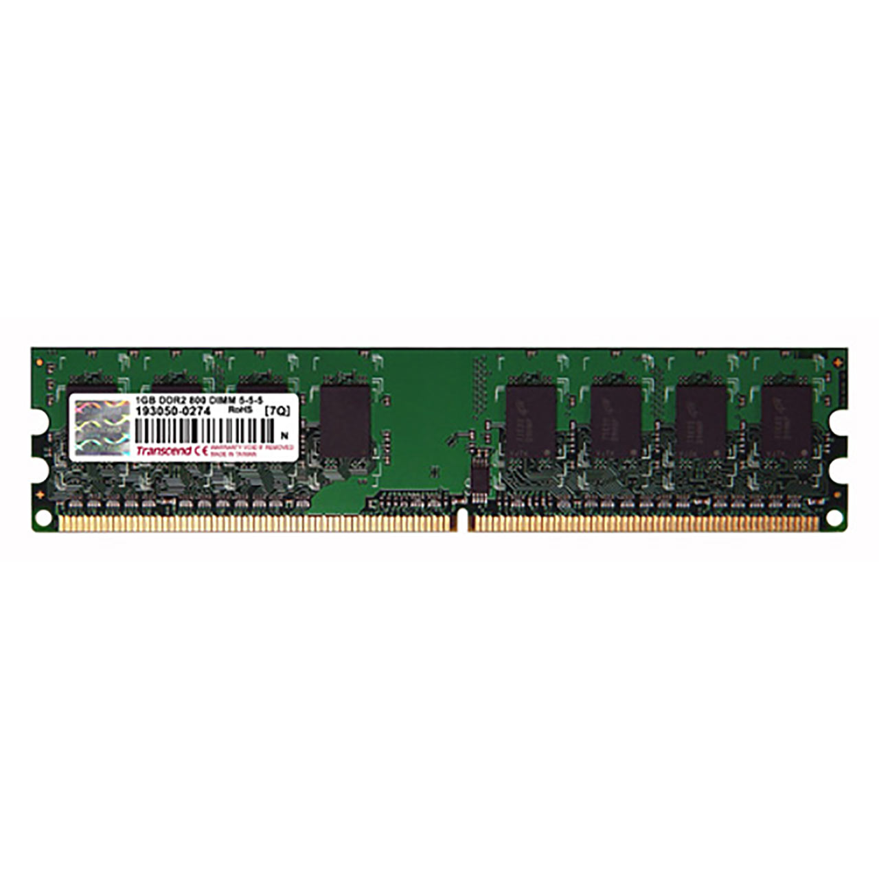 Transcend ݃ 1GB DDR2-800 PC2-6400 DIMM TS128MLQ64V8U TS128MLQ64V8U