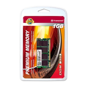 Transcend 1GB Memory for NotePC/SO-DIMM DDR-333(PC-2700)  TS128MSD64V3A TS128MSD64V3A