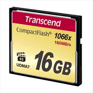 Transcend コンパクトフラッシュカード 16GB 1066x 