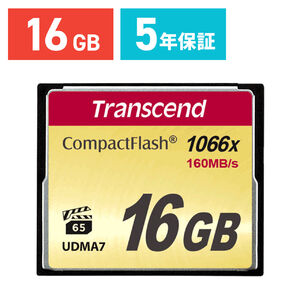 Transcend コンパクトフラッシュカード 16GB 1066x