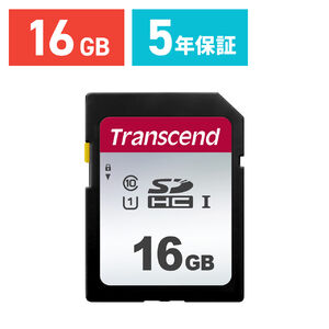Transcend SDHCカード 16GB Class10 UHS-I  TS16GSDC300S