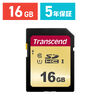 Transcend SDHC�J�[�h 16GB Class10 UHS-I  TS16GSDC500S SD�J�[�h�P�[�X�t��