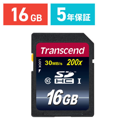 Transcend SDHCJ[h 16GB Class10 TS16GSDHC10 TS16GSDHC10