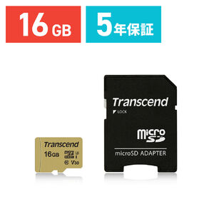 microSDHCカード 16GB Class10 UHS-I U3 V30 Nintendo Switch対応 Transcend製