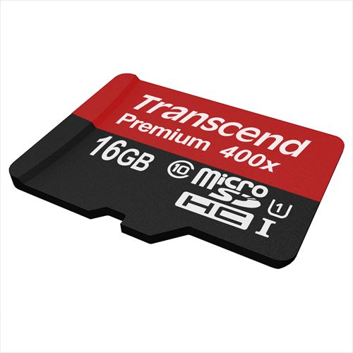 Transcend microSDHCJ[h 16GB Class10 UHS-1Ή 400x SDJ[hϊA_v^t TS16GUSDU1P TS16GUSDU1P