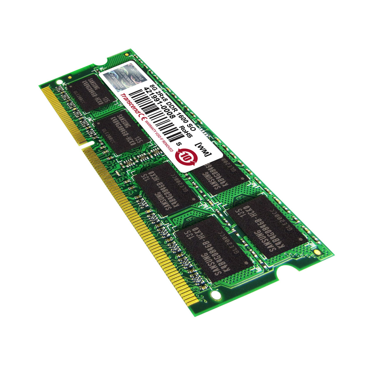 Transcend ノートPC用増設メモリ 8GB DDR3-1600 PC3-12800 SO-DIMM