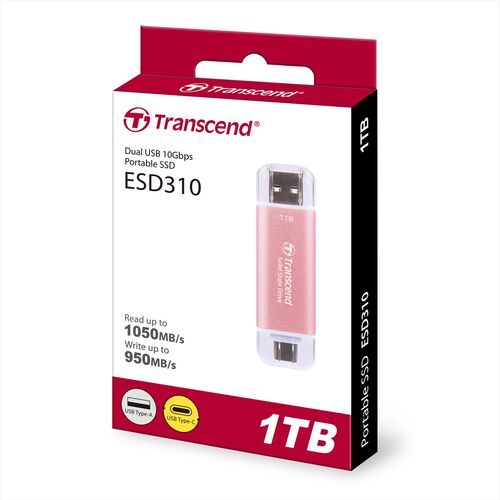 Transcend XeBbNSSD 1TB ESD310 |[^uSSD USB3.2 Gen2 Type-A C iPhone16Ή sN TS1TESD310P