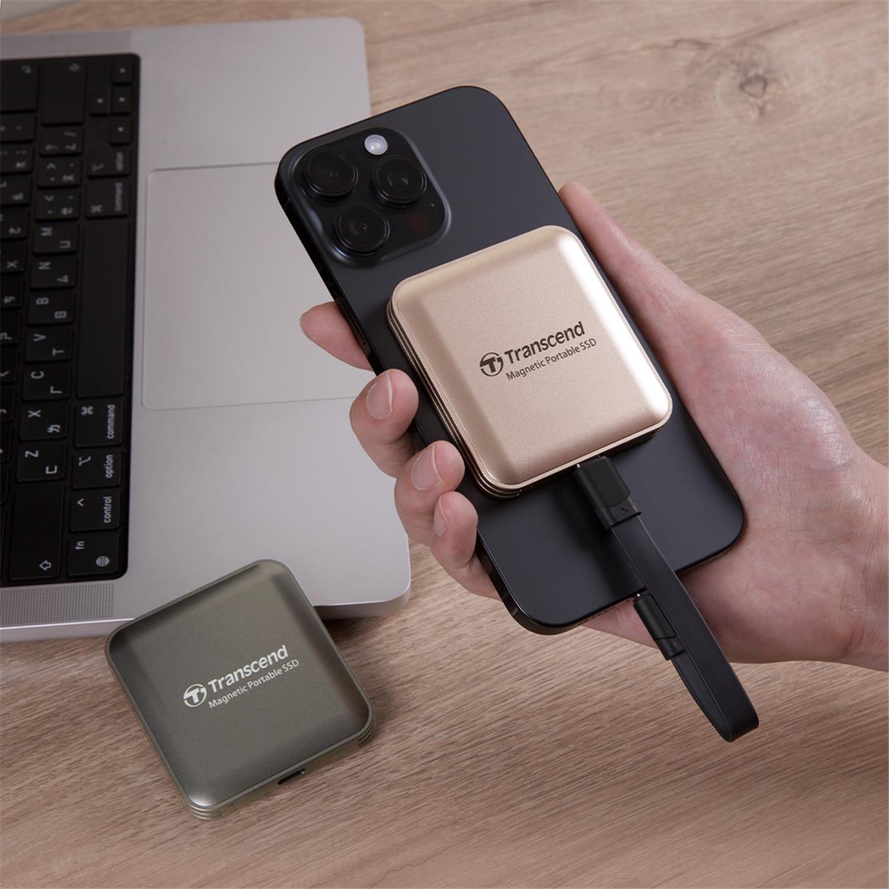 �|�[�^�u��SSD 1TB �ő�2000MB/s iPhone MagSafe�Ή� 4K ProRes�B�e USB 20Gbps �O�t��SSD �R���p�N�g �O���[