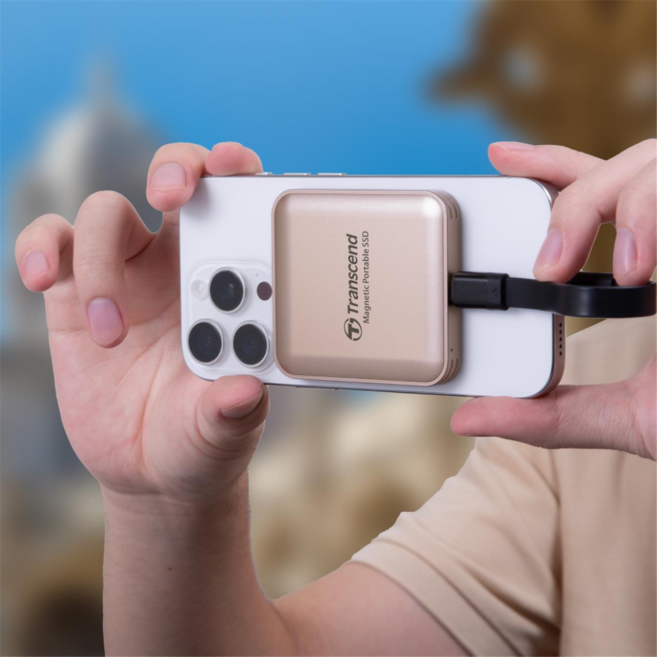 �|�[�^�u��SSD 1TB �ő�2000MB/s iPhone MagSafe�Ή� 4K ProRes�B�e USB 20Gbps �O�t��SSD �R���p�N�g �O���[