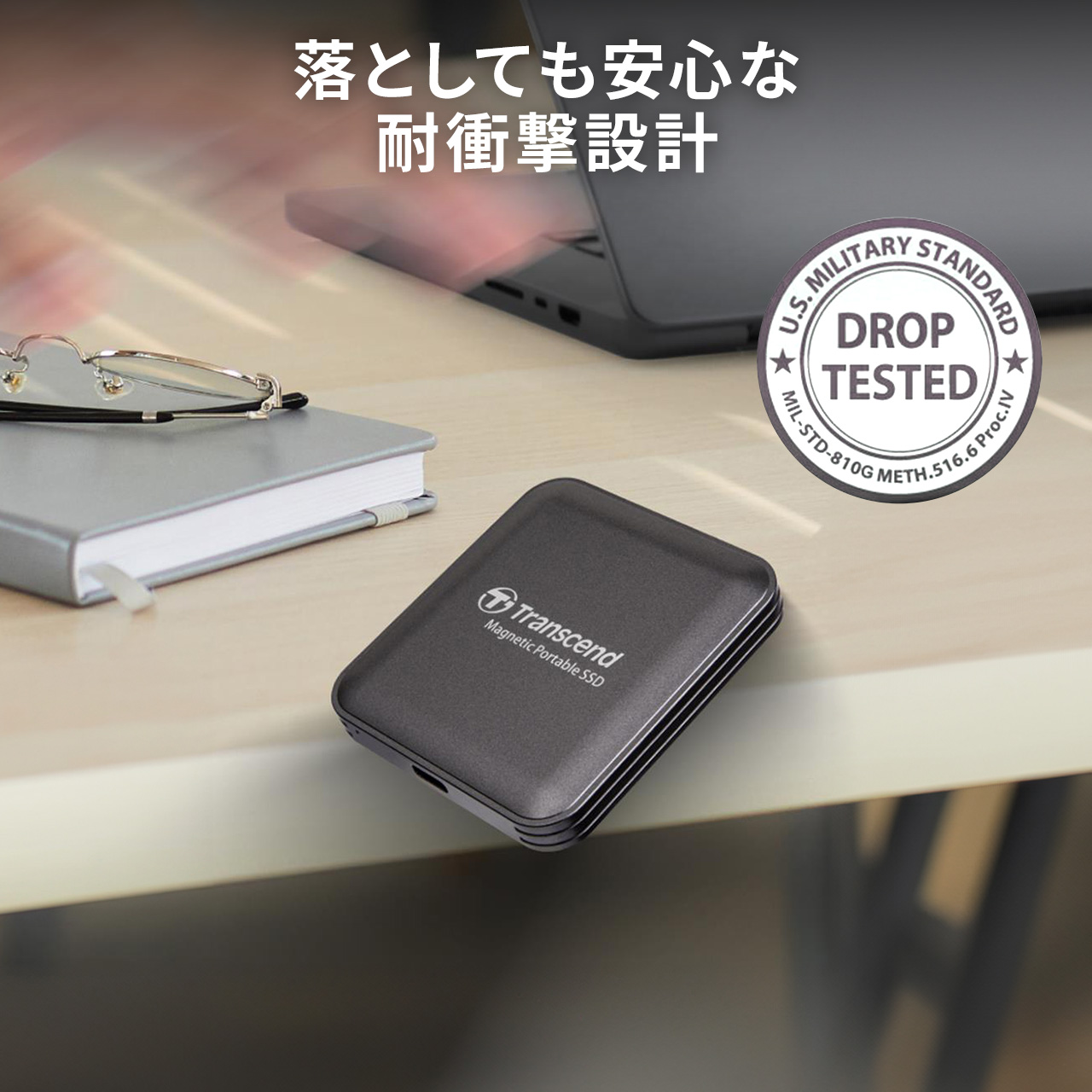 �|�[�^�u��SSD 1TB �ő�2000MB/s iPhone MagSafe�Ή� 4K ProRes�B�e USB 20Gbps �O�t��SSD �R���p�N�g �O���[