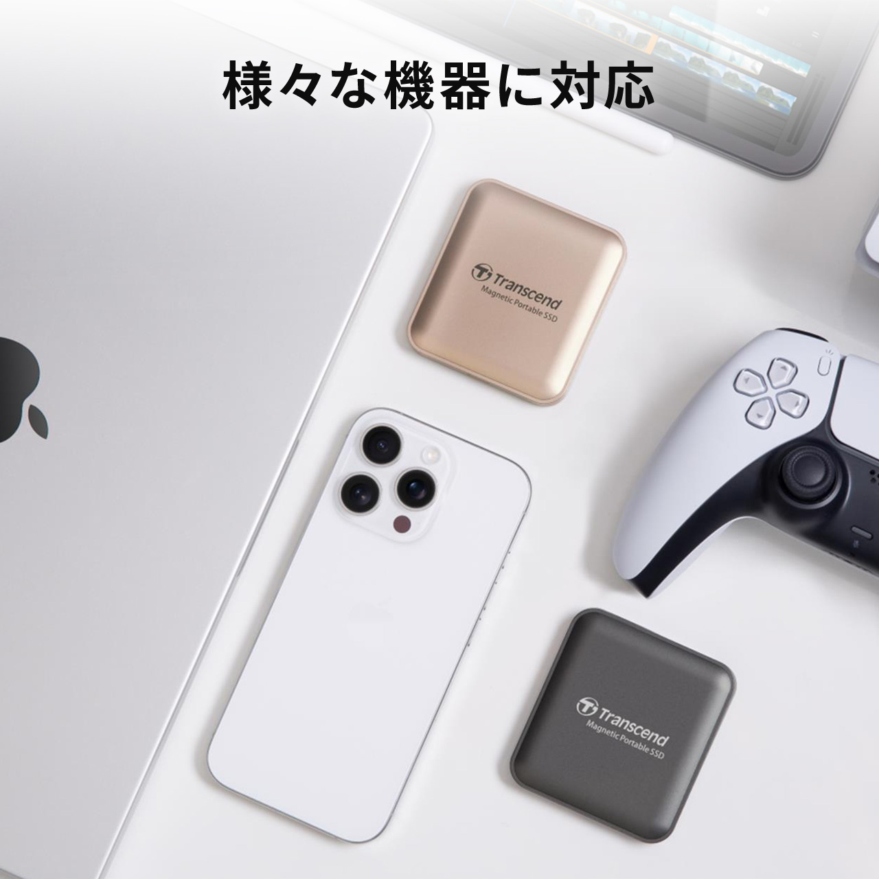 �|�[�^�u��SSD 1TB �ő�2000MB/s iPhone MagSafe�Ή� 4K ProRes�B�e USB 20Gbps �O�t��SSD �R���p�N�g �O���[