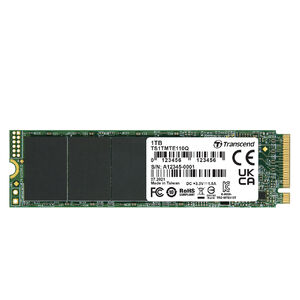 Transcend M.2 SSD 1TB NVMe 1.3 PCIe Gen3 ~4 3D NAND TS1TMTE110Q