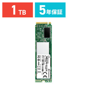 Transcend M.2 SSD 1TB NVMe 1.3準拠 PCIe Gen3 ×4 3D NAND TS1TMTE220S