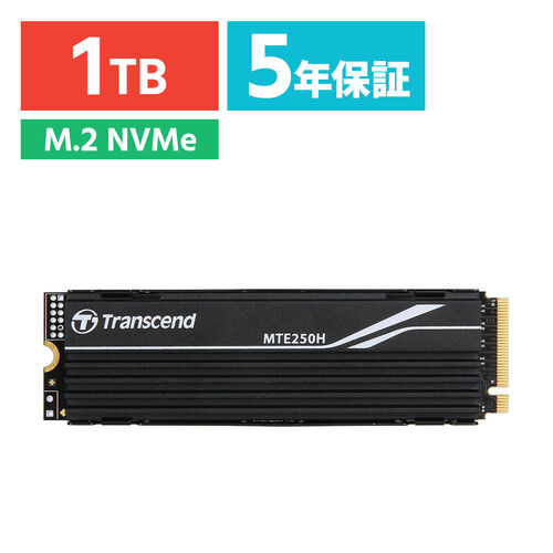 Transcend PCIe M.2 SSD 250H 1TB NVMe PCIe Gen4~4 3D NAND TS1TMTE250H