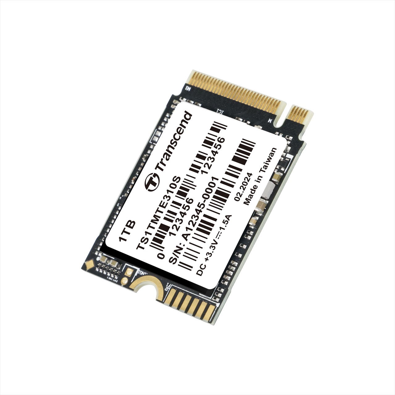 M.2 SSD 1TB NVMe PCIe Gen4~4 Type 2230  Read 5000MB/s SLCLbV MTE310S Transcend TS1TMTE310S