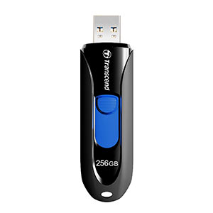 Transcend USBメモリ 256GB USB3.1(Gen1) キャップレス スライド式