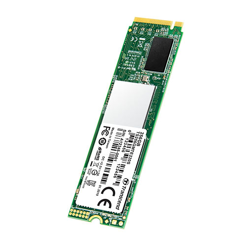 Transcend M.2 SSD 256GB NVMe 1.3 PCIe Gen3 ~4 3D NAND TS256GMTE220S TS256GMTE220S