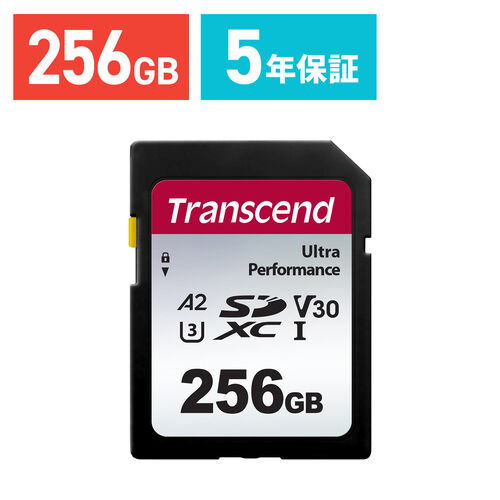 Transcend SDXCカード 256GB UHS-I U3 V30 A2 TS256GSDC340S TS256GSDC340S